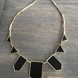 House of Harlow 1960 station leather necklace